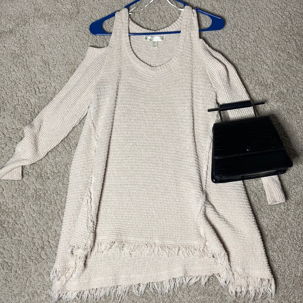 Cold Shoulder Sweater